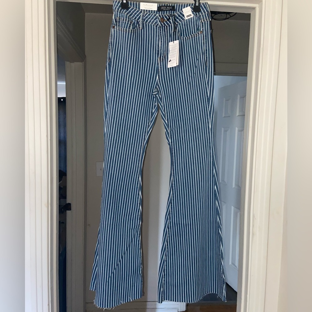 Judy Blue super flare jeans.